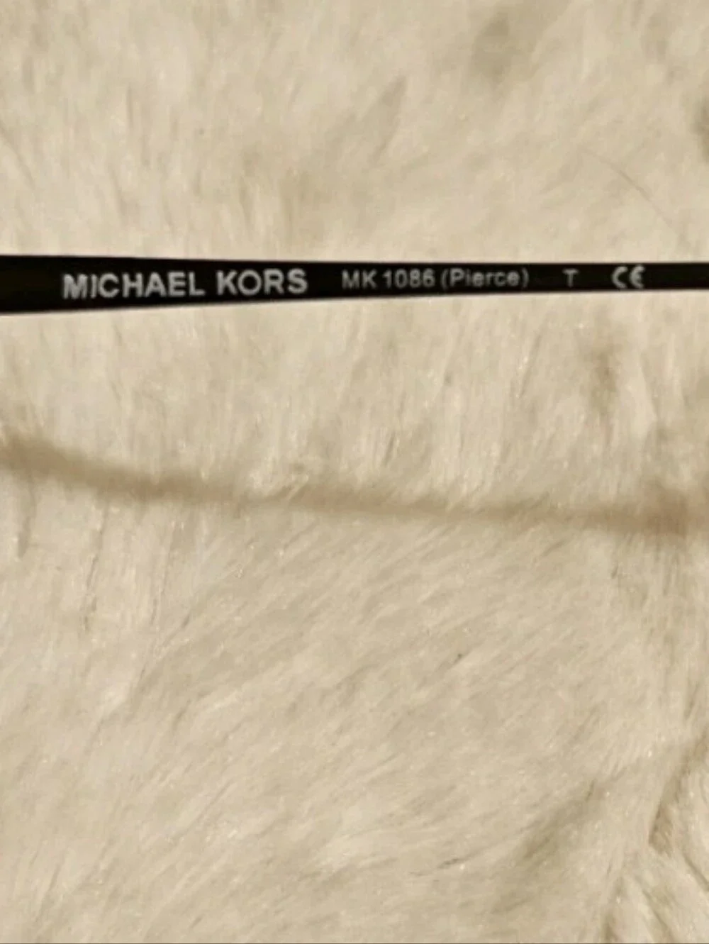 Michael Kors Gold Rimless Jaguar Detail Sunglasses Rose Tint With Hardshell Case